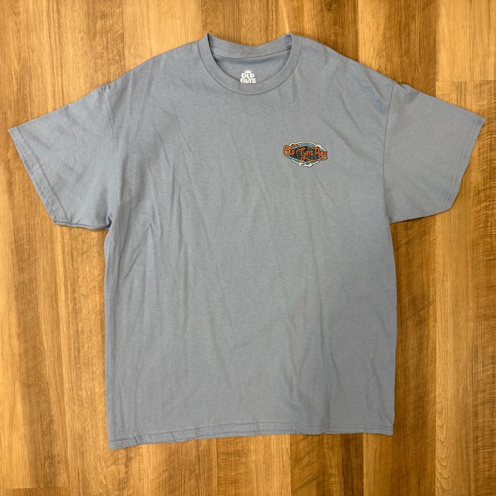 Old Guys Rule Steele Blue Graphic Men's T-Shirt